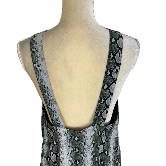 Show Me Your Mumu Billie‎ Maxi Dress Water Moccasin Snakeskin Gray Size Small - Picture 4 of 10